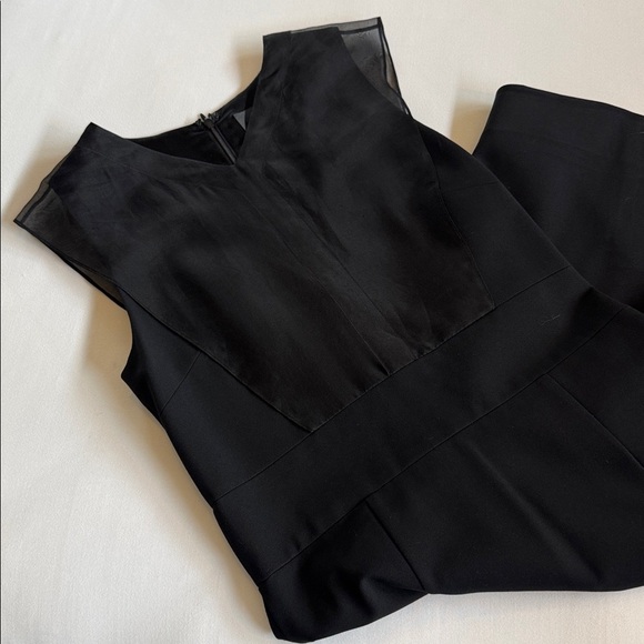 Elegant Black Sheer Overlay Cushnie et Ochs dress - Sz 8 - Picture 2 of 11